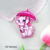 Wholesale New loose powder cross-border cartoon rainbow girl cute jewelry acrylic pin cute DIY patch accessories