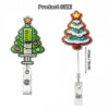 Wholesale Acrylic Christmas Cartoon Badge Clip Christmas Tree Clip
