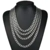 Wholesale Jewelry Hip-Hop Solid Color 304 Stainless Steel Polishing Stainless Steel Jewelry Sets
