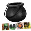 oly-3467c405831e090c9d6a0bd1b70a0c3f Wholesale Halloween Children's Portable Bucket Black Candy Jar Prom Decorative Ornaments Decorative Props Witch Jar