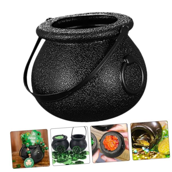 oly-3467c405831e090c9d6a0bd1b70a0c3f Wholesale Halloween Children's Portable Bucket Black Candy Jar Prom Decorative Ornaments Decorative Props Witch Jar