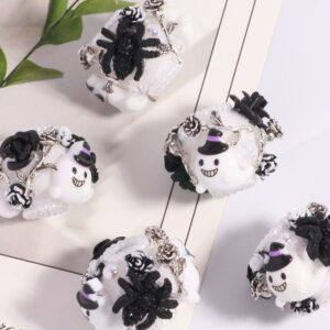 Ghost rose flower white background