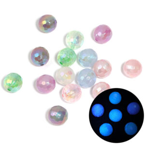16mm luminous disco beads / Randomly mixed colors