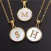 Fashion Letter Stainless Steel Titanium Steel Chain Pendant Necklace 1 Piece