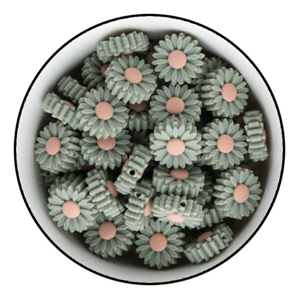Wholesale Daisy Silicone Beads