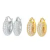 Wholesale New Style Full Diamond Zircon Copper Earrings Nihaojewelry