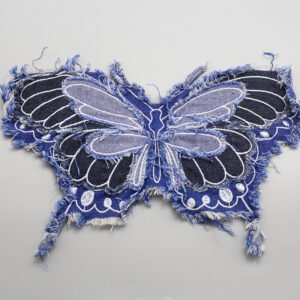 A2150 blue butterfly (1 piece without glue and no sewing required)