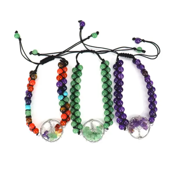 Wholesale Fashion Tree Natural Stone Bracelets 1 Piece