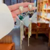 Wholesale 1 Pair Fashion Geometric Heart Shape Bow Knot Diamond Copper Artificial Pearls Zircon Drop Earrings