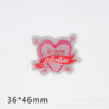 oly-34824fd8fcb0aa581d3e4b5a4ada8ed1 Wholesale loose pink cartoon letter peach heart bag jewelry acrylic pin cute DIY patch