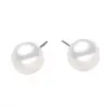 Wholesale 1 Pair Fashion Geometric Plating 304 Stainless Steel Artificial Pearls Stainless Steel Earrings