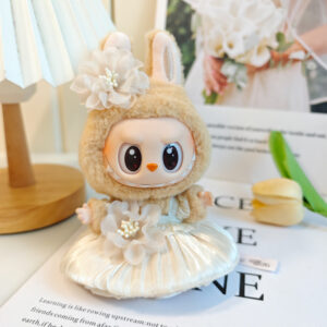 Champagne-colored tulip skirt (doll not included) / 15cm Sitting Party Pendant