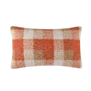 Warm orange brown grid (including 350g non-woven core) / 30*50