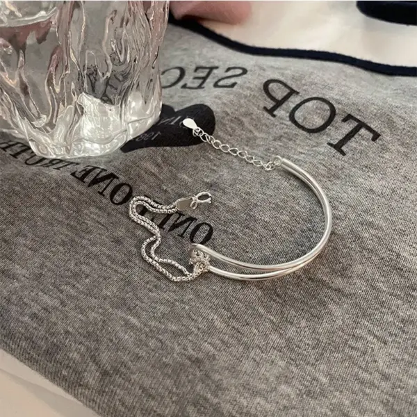 Wholesale Casual Simple Style Solid Color Copper Plating Bracelets