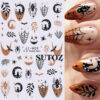 Wholesale DIY Wraps For Craft Cartoon Halloween Nail Art Stickers