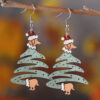 oly-34aaf6d4eb5ab3ed334ff06b021783bb Wholesale Christmas dog Christmas tree pendant earrings