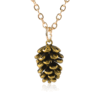 Wholesale Vintage Pinecone Plant Specimen Necklace