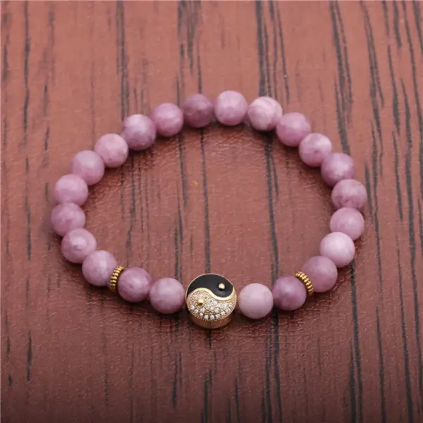 Wholesale Vintage Style Simple Style Geometric Agate Stone No Inlaid Natural Stone Bracelet In Bulk