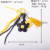 oly-34b4c73c93221ed06ba39513bbe0c5dc Wholesale Flower tassel keychain pendant