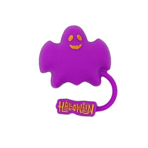 Halloween [Ghost] Purple - Straw Cap / Packaging without straw