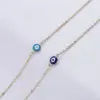 Wholesale Fashion Devil's Eye Titanium Steel Gold Plated Pendant Necklace 1 Piece