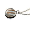 Wholesale 1pc solar system pendant necklace, glass ball pendant necklace, fashion jewelry aessories for men and women gifts