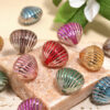 Wholesale Colorful seashell beads with open holes