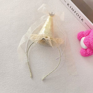 Sequin Apricot Hat-Hair Band