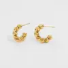 Wholesale Plating 316 Stainless Steel PVD Coated Earrings