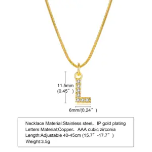 Gold / Letter L