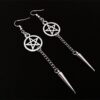 Wholesale Five-inted Star Sword Daer Earrings Gothic Diablo Sernatural wer Earrings Friendship Gift Manufacturers