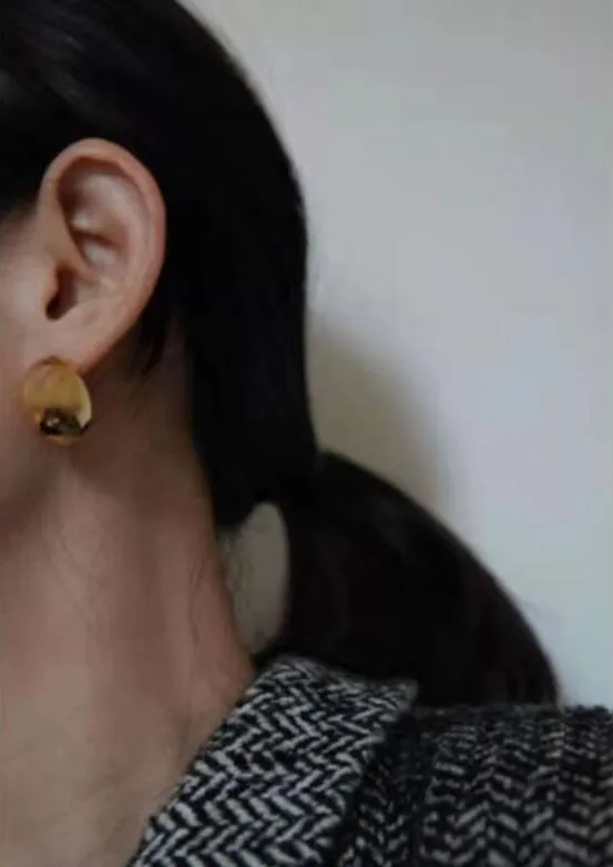 oly-352aacde6c44e61d2862b17d8f0cfe43 Wholesale PVD Coated Real Gold Plated 18K Gold Heart 304 Stainless Steel Titanium Steel Fashion Waterproof Non Tarnish Earrings