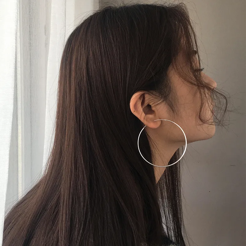 Wholesale 1 Pair Simple Style Circle Plating Copper Earrings