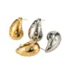 1 Pair Simple Style Water oplets Inlay Stainless Steel Zircon Ear Studs