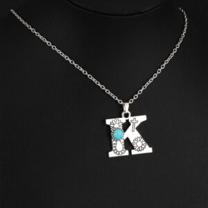 9011 silver O-Chain Letter K