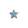 Wholesale 10pcs Leopard Five-pointed Star Mixed Pierced Beads