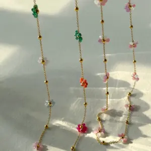 Simple Style Water oplets Flower Titanium Steel Patchwork Jewelry Set