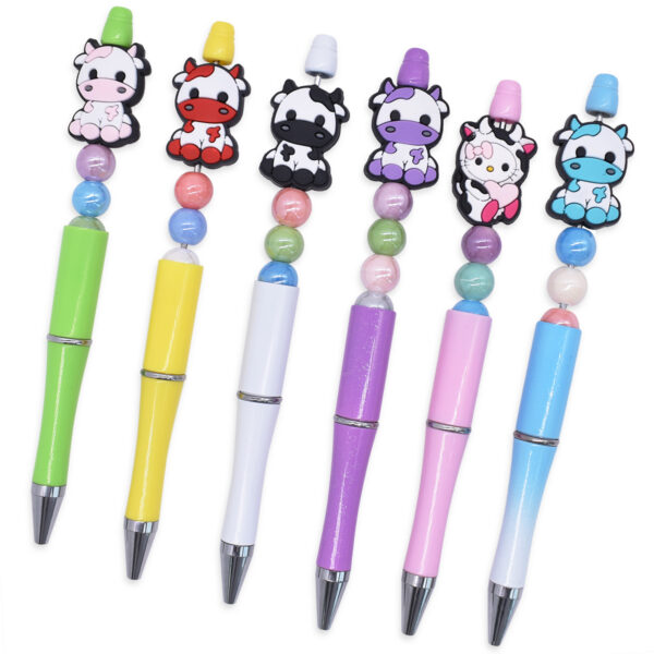 Wholesale DIY Creative Cartoon Cow Pen Beads