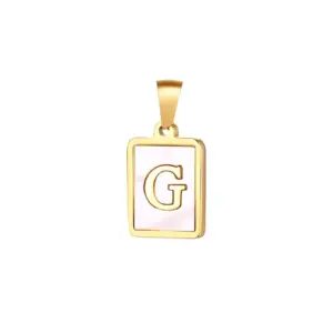 Gold / Letter G without Chain