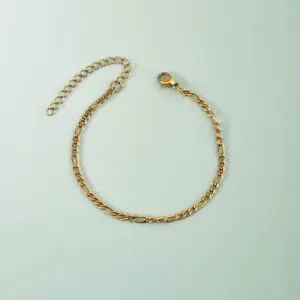 3mm Figaro / Gold