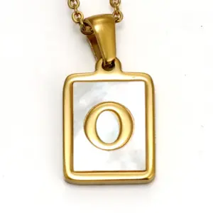 Square White Shell O