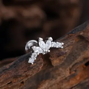 3363 Silver / Ear Studs