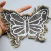 Wholesale Denim Tassel Ear Butterfly Cloth Sticker Patch Embroidered Pieces Cloth Sticker Clothing Bag Hand-stitched Decorative Embroidered Pieces Cloth Sticker