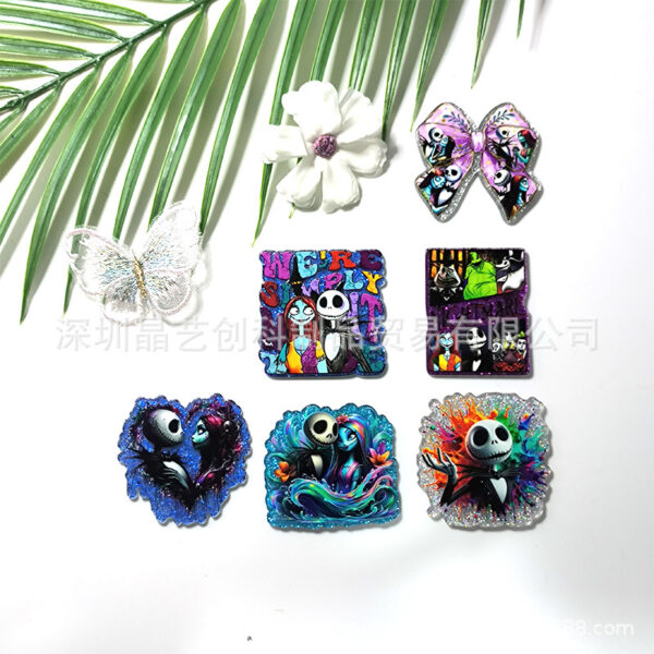 oly-3571ee1bd7f9ba65e5ae44ed17a31fa9 Wholesale Specializing in cross-border best-selling sequined acrylic DIY accessories and jewelry - Anime Zombie Series Jingyi Innovation Factory