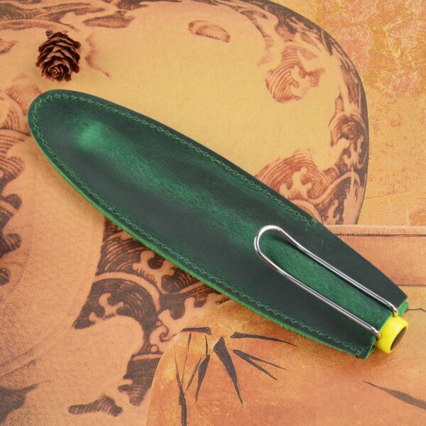 Wholesale Crazy Horse Leather Fountain Pen Case Single Pen Case