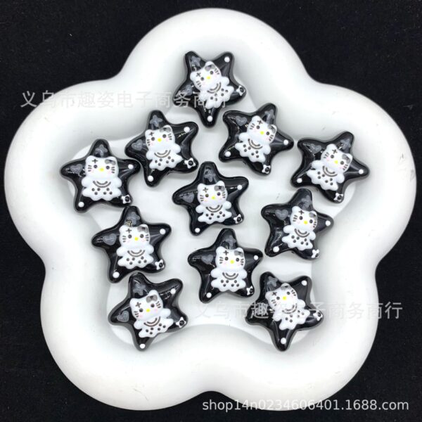 Wholesale Gingerbread Man Star Beads