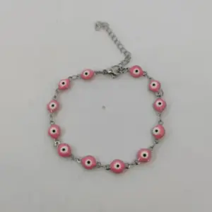 Steel Bracelet [Pink]] / Single Bracelet 16 5cm