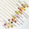 Wholesale December flower necklace natural real flower rose pansy flower pendant jewelry