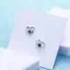 Wholesale 1 Pair Cartoon Style Heart Shape Copper Ear Studs