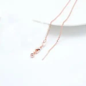 O-Shaped Chain Real / Rose Gold
